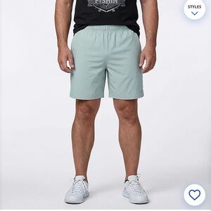 BCG Men's Light Green Athletic Shorts